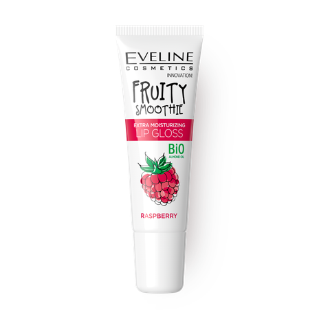 Блеск для губ Eveline Fruity Smoothie Raspberry экстраувлажняющий