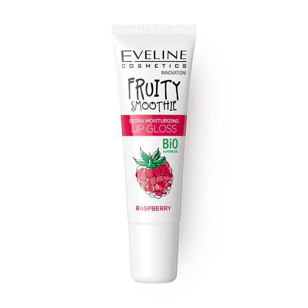 Блеск для губ Eveline Fruity Smoothie Raspberry экстраувлажняющий
