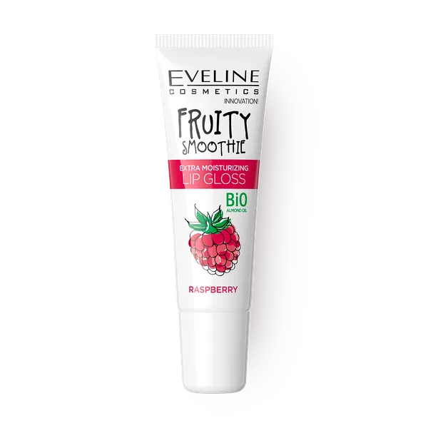 Блеск для губ Eveline Fruity Smoothie Raspberry экстраувлажняющий