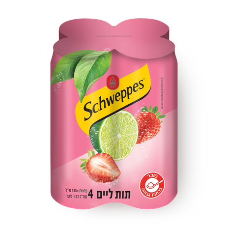 Schweppes strawberry limePack