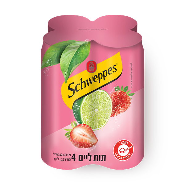 Schweppes strawberry limePack