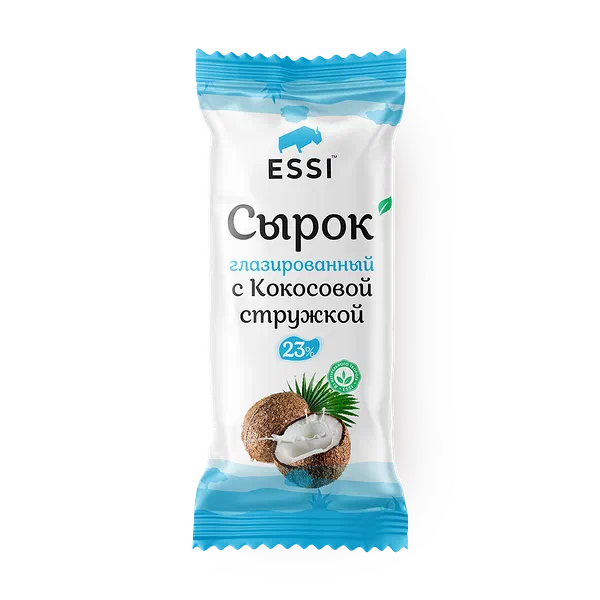 Сырок творожный Essi с кокосовой стружкой 23%