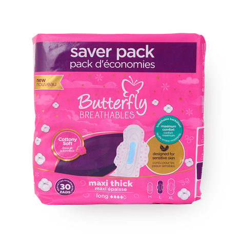Прокладки женские Butterfly Maxi Cottony Trio L