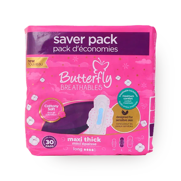 Прокладки женские Butterfly Maxi Cottony Trio L