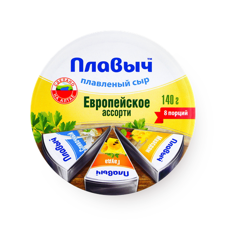 Сыр плавленый Ассорти Европейское «Плавыч»
