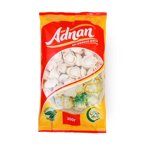 Пельмени из говядины и из мяса птицы Adnan