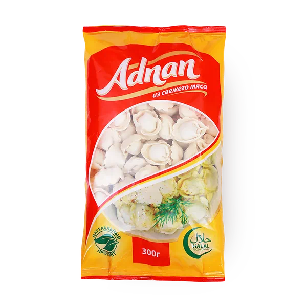 Пельмени из говядины и из мяса птицы Adnan