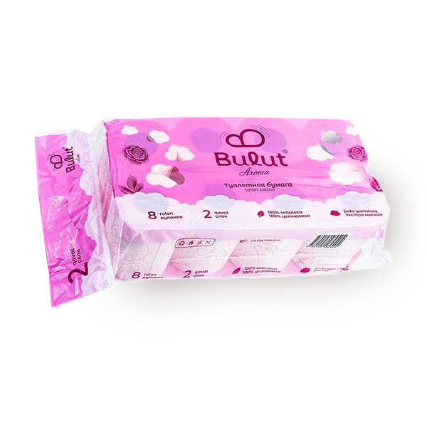 Туалетная бумага Bulut Aroma Rosa 2 слоя