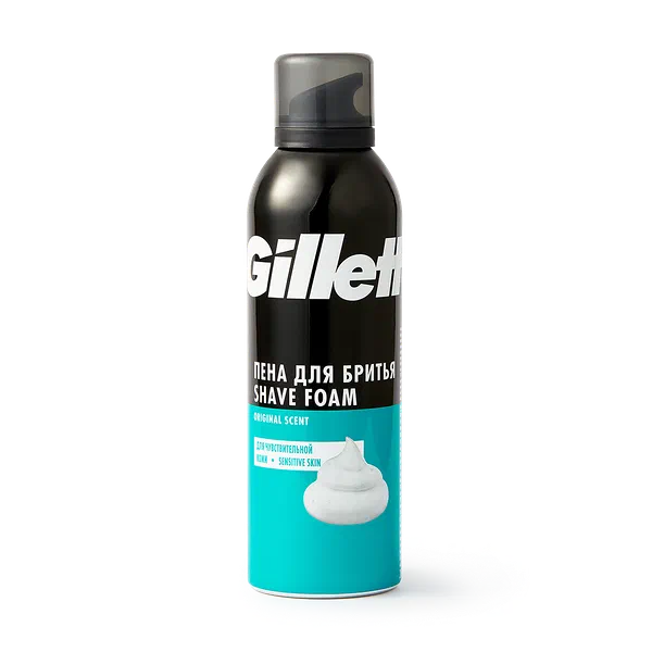 Пена для бритья Gillette для чувствительной кожи