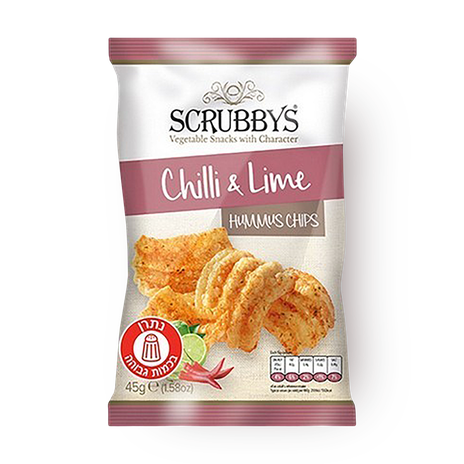 Scrubby's Hummus Chips Chilli&Lime