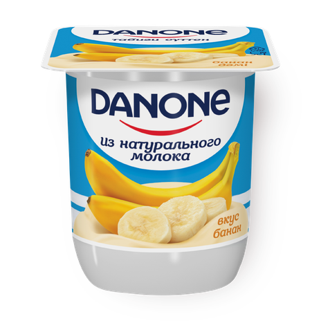 Йогурт Danone банановый