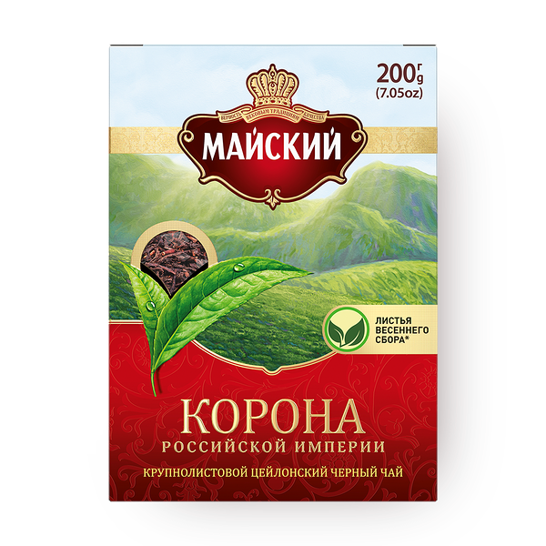 Чай чёрный Корона Российской Империи «Майский» листовой