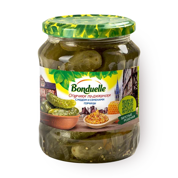 Огурцы По-дижонски Bonduelle с мёдом и семенами горчицы