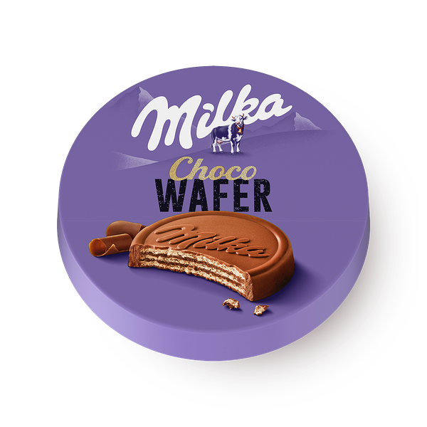Вафли Choco Wafer Milka с начинкой какао в глазури
