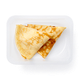 Блинчики с красной икрой и творожным сыром