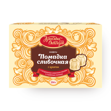 Конфеты Помадка сливочная «Красный Октябрь» с цукатом — купить с ...
