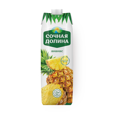 Сок Ананасовый с добавлением яблока «Сочная долина»