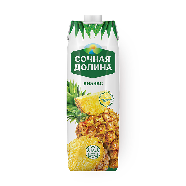 Сок Ананасовый с добавлением яблока «Сочная долина»
