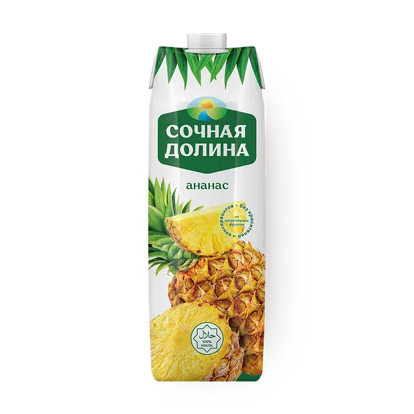 Сок Ананасовый с добавлением яблока «Сочная долина»