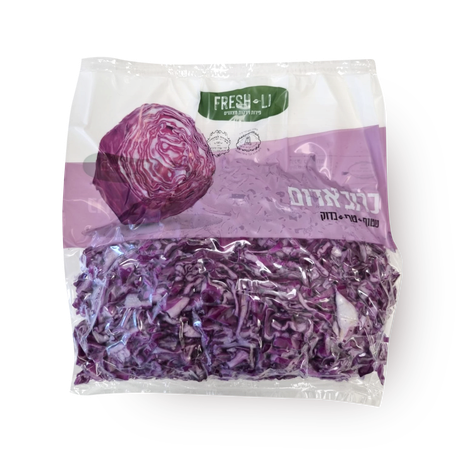 Washed red cabbage