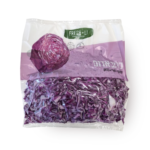 Washed red cabbage