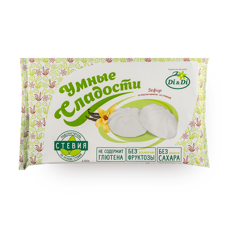 Зефир «Умные сладости» ванильный со стевией