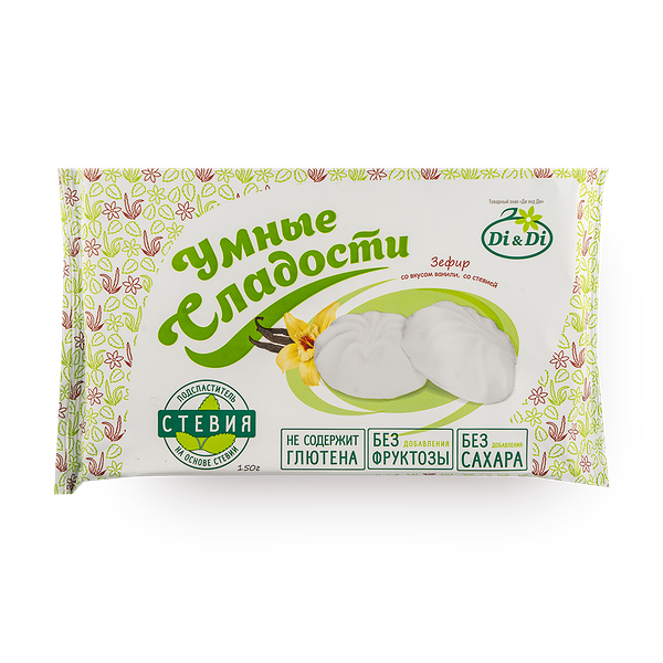 Зефир «Умные сладости» ванильный со стевией