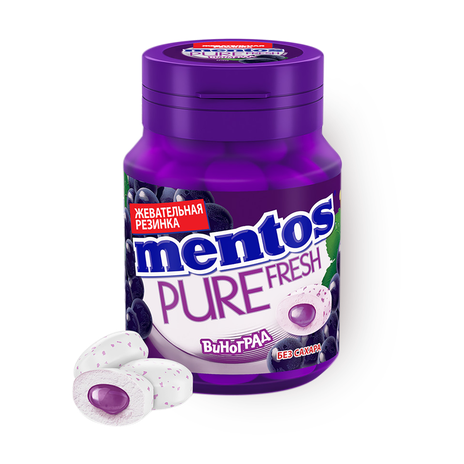 Резинка жевательная Mentos виноград