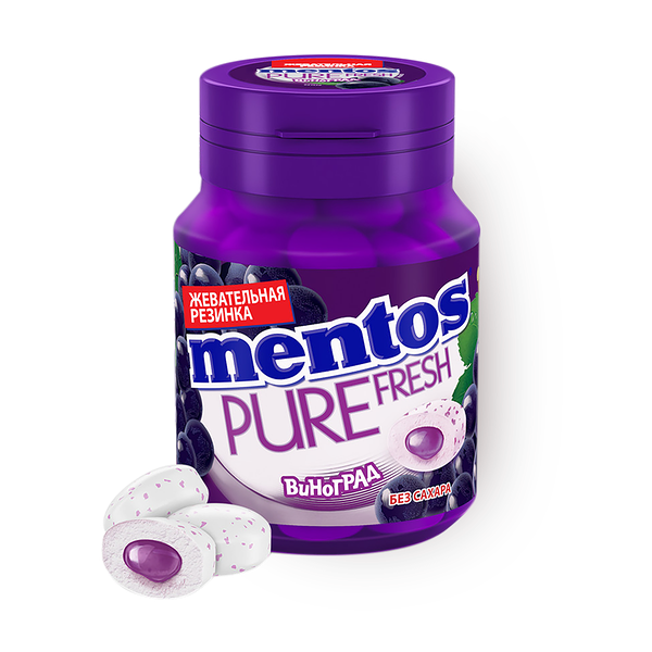 Резинка жевательная Mentos виноград