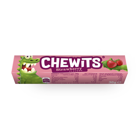 Жевательная конфета Chewits Strrawberry Клубника