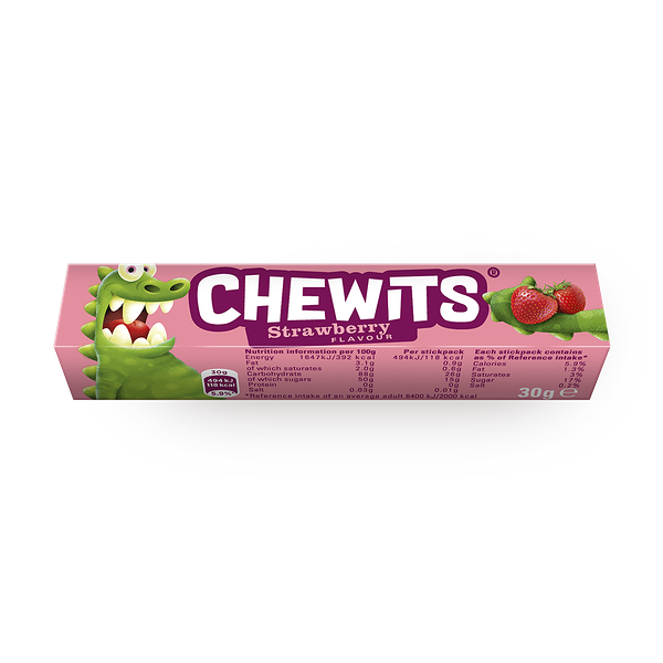 Жевательная конфета Chewits Strrawberry Клубника