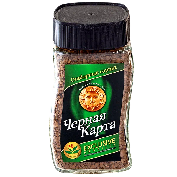 Кофе растворимый «Чёрная карта» Exclusive Brasilia