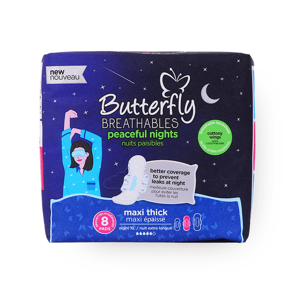 Прокладки женские Butterfly Peaceful Maxi Nights Net Mesh