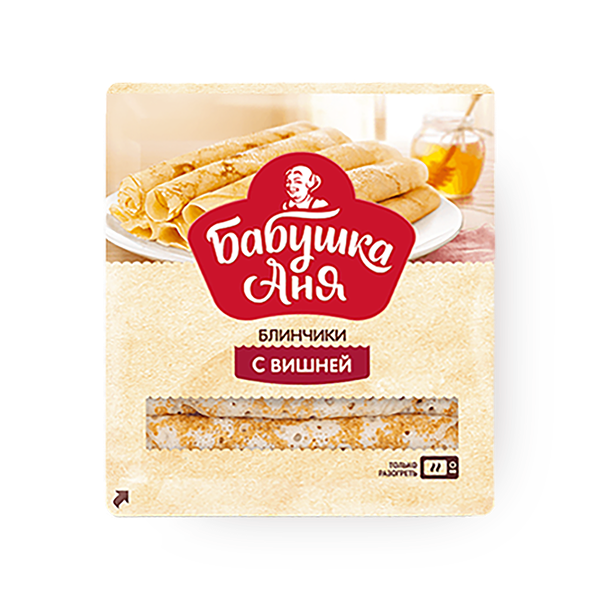 Блинчики с вишней «Бабушка Аня» замороженные