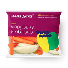 Морков­ка и яблоки дольки Белая Дача