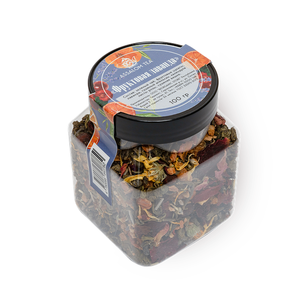 Чай зелёный фруктовый Assalom tea Фруктовая лаванда