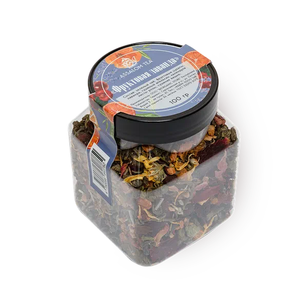 Чай зелёный фруктовый Assalom tea Фруктовая лаванда