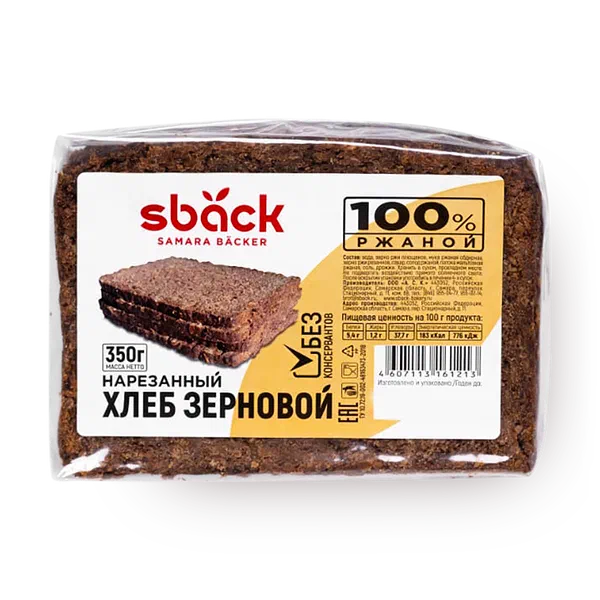 Хлеб ржаной Sback