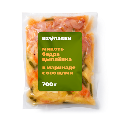 Мякоть бедра цыплёнка-бройлера «Из Лавки» с овощами