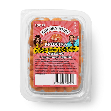 Арахис Golden Nuts креветка в хрустящей корочке