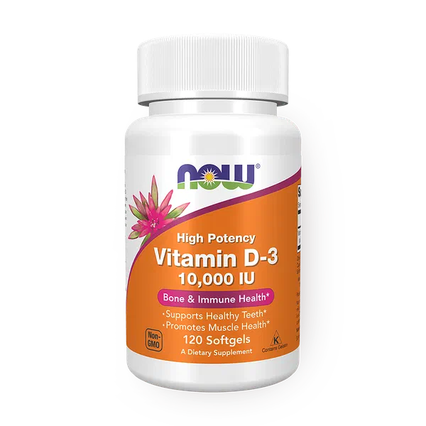 Витамин D3 Now Foods 10000 МЕ / 250 мкг
