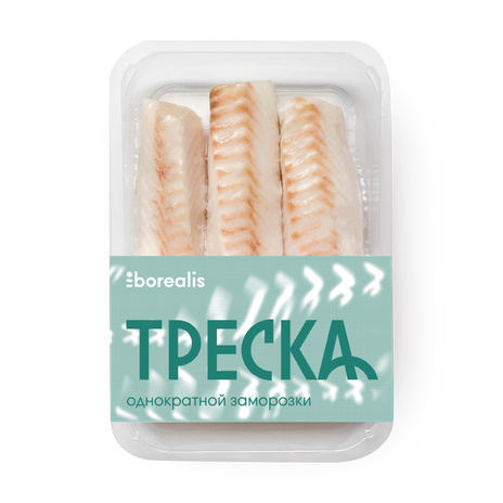Треска атлантическая филе спинка лойн Borealis без кожи