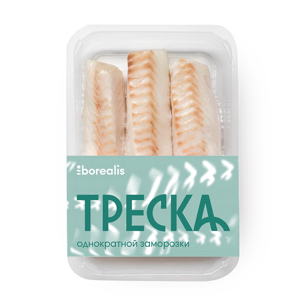 Треска атлантическая филе спинка лойн Borealis без кожи