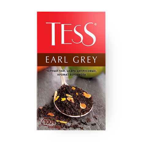 Чай чёрный Tess Earl Grey листовой