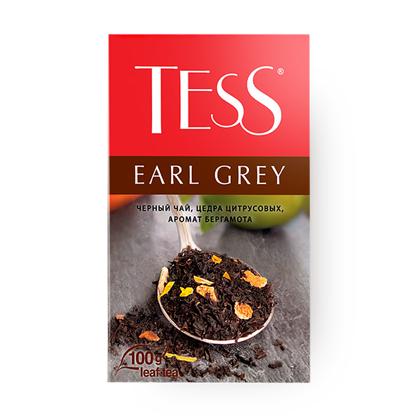Чай чёрный Tess Earl Grey листовой