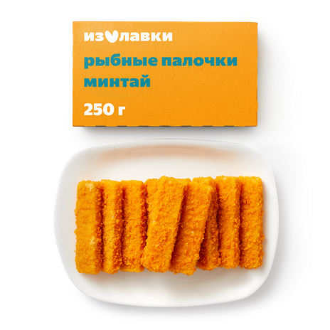 Палочки из филе камчатского минтая «Из Лавки» в панировке