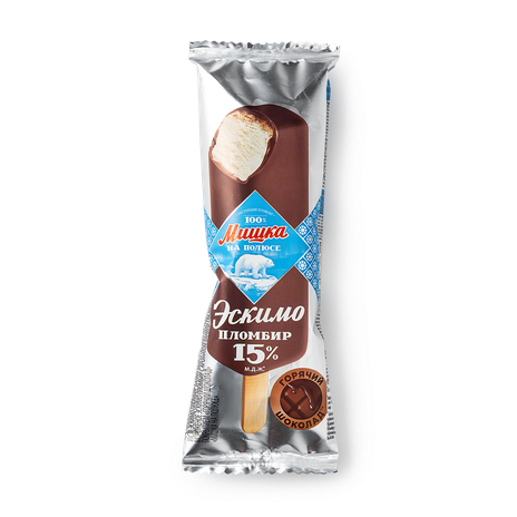 Мороженое «Мишка на полюсе» горячий шоколад эскимо
