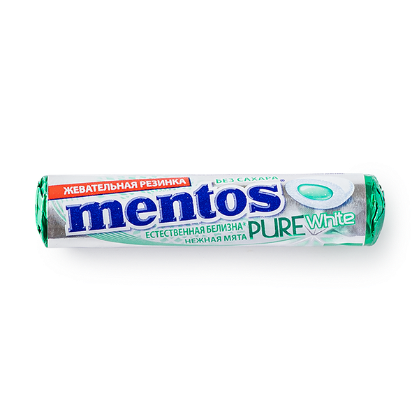 Mentos Pure White нежная мята