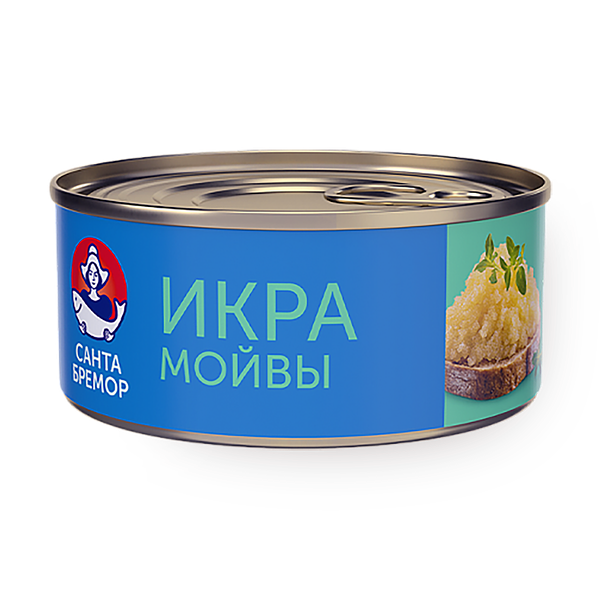 Икра мойвы деликатесная «Санта Бремор» Люкс ориинальная