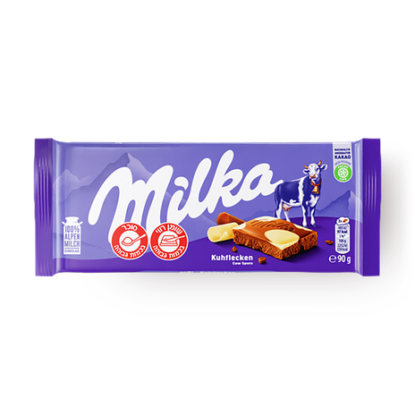 Milka milk chocolate with white chocolate
